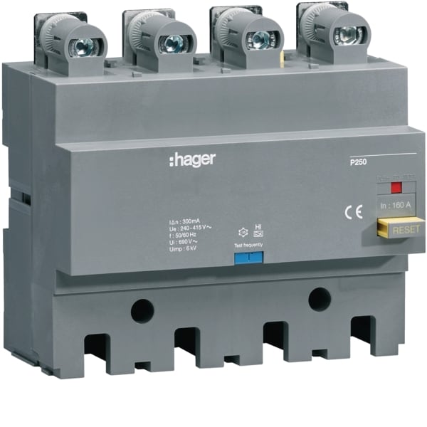 HAGER - FI-Block P250 4P 160A Idn 30 mA fest