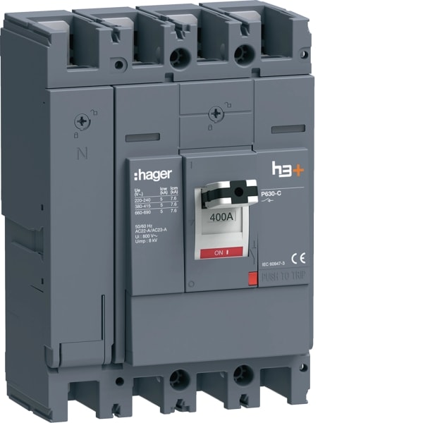 HAGER - Lasttrennschalter h3+ P630 4x400A
