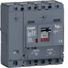 HAGER - Leistungsschalter h3+ P160 TM 4x80A 70kA