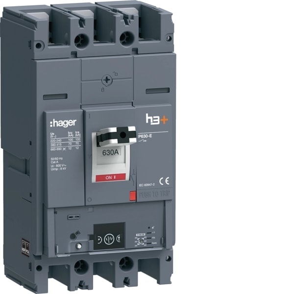 HAGER - Leistungsch. h3+ P630 Energy 3x630A 70kA