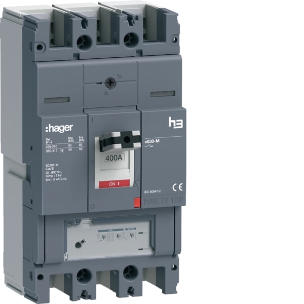 HAGER - Leistungsch. h3 x630 LSnI 3x400A 50kA