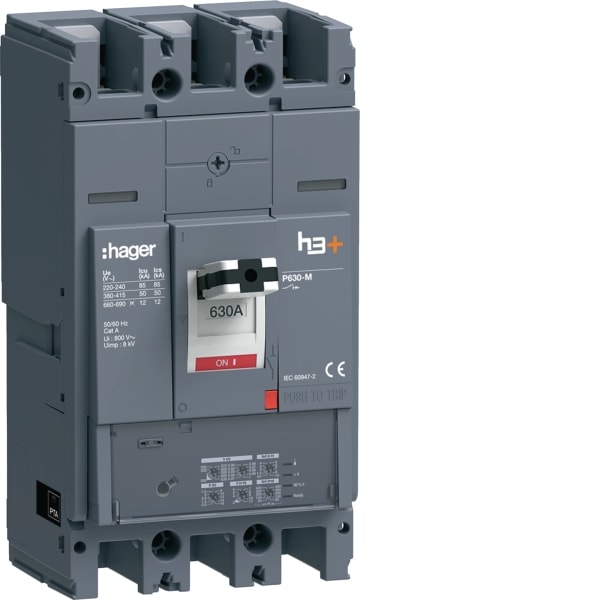 HAGER - Leistungsch. h3+ P630 LSI 3x630A 50kA