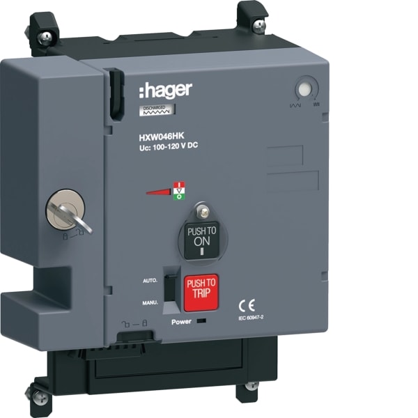 HAGER - Mot. x630/P630 100-120VDC abschließbar