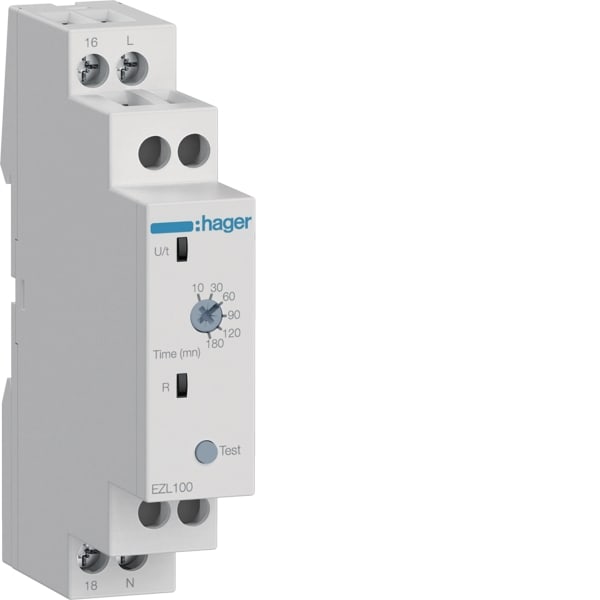 HAGER - Zeitrelais Notlichttester 230V