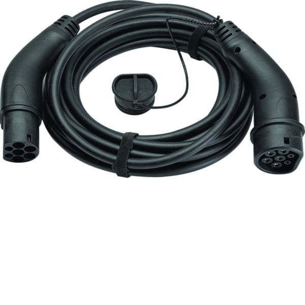HAGER - Ladekabel Zubehör für Ladestationen M3T2/T2 20A 3P 5m