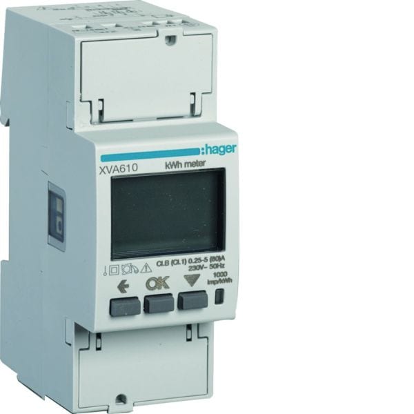 HAGER - 1P Energiezähler Ladestation-Dynamikmodulation