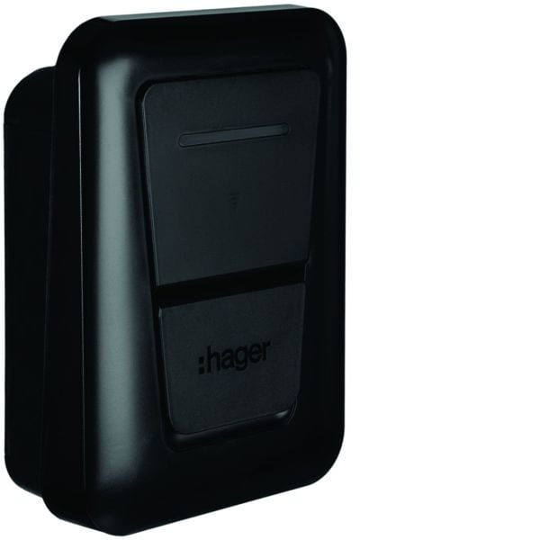 HAGER - Ladestation witty plus Ladesteckdose 22kW MID OCPP Dienstwagen PV-Überschuss