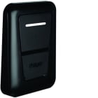 HAGER - Zierblende graphitschwarz 9011 Ladestation witty one plus pro mit Ladesteckdose