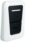 HAGER - Zierblende verkehrsweiß 9016 Ladestation witty one plus pro mit Ladesteckdose