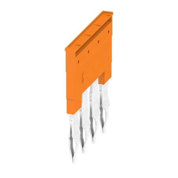 HAGER - Isolierter Querverbinder 6mm², 4-fach