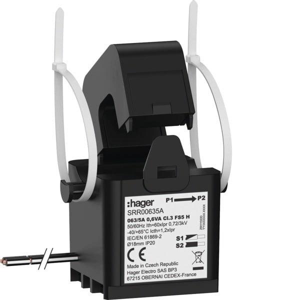 HAGER - SW SC1 18mm 063/5A 0.6VA Kl.3