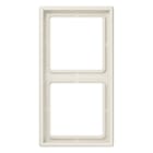 JUNG - Rahmen 2fach, senkrechte und waagerechte Montage, Duroplast, LS 990, weiss