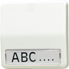 JUNG - Wippe mit Schriftfeld 9 x 40 mm, AP 600, weiss