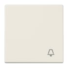 JUNG - Wippe 1fach, Symbol Klingel, Duroplast, Serie LS, weiss