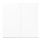 JUNG - Wippe 2fach, Duroplast, Serie LS, alpinweiss
