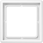 JUNG - Rahmen 1fach, senkrechte und waagerechte Montage, Duroplast, LS 990, alpinweiss