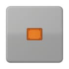 JUNG - Wippe 1fach mit Kalotte, Duroplast, Serie CD, grau