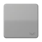 JUNG - Wippe 1fach, Symbol Licht, Duroplast, Serie CD, grau