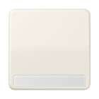 JUNG - Wippe 1fach, mit Schriftfeld, Duroplast, Serie CD, weiss