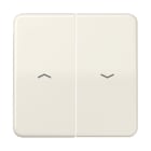JUNG - Wippe 2fach, mit Pfeilsymbolen, Duroplast, Serie CD, weiss