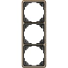 JUNG - Rahmen 3fach, Aluminium eloxiert, CD 500, gold-bronze