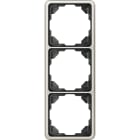 JUNG - Rahmen 3fach, Aluminium eloxiert, CD 500, platin