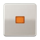 JUNG - Wippe 1fach mit Kalotte, Aluminium eloxiert, Serie CD, platin