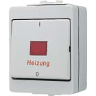 JUNG - Heizungsschalter, Aus 3-pol., 16 AX 400 V ~, IP44, WG600