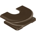JUNG - Einführungsschieber für Kabel und Minikanal, Thermoplast, braun