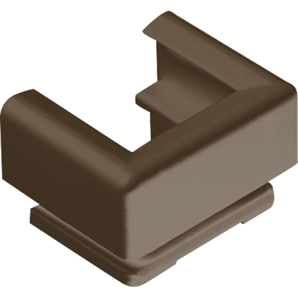JUNG - Einführungsschieber für Kabelkanal 15 x 15 mm, Thermoplast, braun