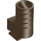 JUNG - Einführungsschieber für Rohr mit Aussendurchmesser bis 16 mm, Thermoplast, braun