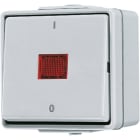 JUNG - Wipp-Kontrollschalter, Aus 2-pol., 10AX 250V ~, IP44, WG600