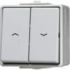 JUNG - Jalousie-Wippschalter, 1-pol. (1 Antrieb), AX 250V ~, IP44, WG600