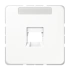 JUNG - Abdeckung (gerastet) für Modular-Jack-Steckbuchsen 1fach, Serie CD