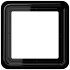 JUNG - Rahmen 1fach, senkrechte und waagerechte Montage, Duroplast, CD 500, schwarz
