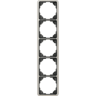 JUNG - Rahmen 5fach, Aluminium , CD 500, platin