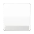 JUNG - Wippe 1fach, mit Schriftfeld, Duroplast, Serie CD, alpinweiss