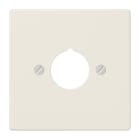JUNG - Abdeckung für Befehlsgeräte mit 22,5mm Ø, Duroplast, Serie LS, weiss