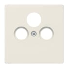 JUNG - Abdeckung für Universal-Sat/BK-Dosen, Thermoplast, Serie LS, weiss