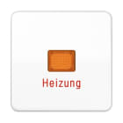JUNG - Wippe 1fach mit Kalotte, Heizung, Thermoplast, Serie CD, alpinweiss