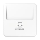 JUNG - Hotelcard-Schalter (ohne Taster-Einsatz), Serie CD, alpinweiss