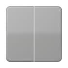 JUNG - Wippe 2fach, Thermoplast, Serie CD, grau