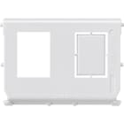 JUNG - Montage-Einsatz, 2fach, 110 Connect, RJ 45 System, geschirmt