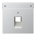 JUNG - Abdeckung für IAE/UAE-Anschlussdosen 1 x 8-polig, Serie LS, Aluminium