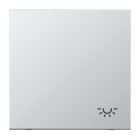 JUNG - Wippe 1fach, Symbol Licht, Serie LS, Aluminium