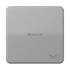 JUNG - Wippe 1fach mit Lichtleiter, Symbol Licht, Duroplast, Serie CD, grau