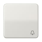 JUNG - Wippe 1fach, Symbol Klingel, Duroplast, Serie CD, lichtgrau