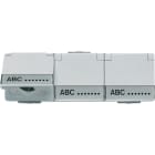 JUNG - SCHUKO-Dreifach-Steckdose, 16A 250V ~, mit Schriftfeld, Klappdeckel, IP44