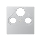 JUNG - Abdeckung für Universal-Sat/BK-Dosen, Serie A, aluminium