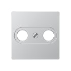 JUNG - Abdeckung für Antennendosen, Serie A, aluminium